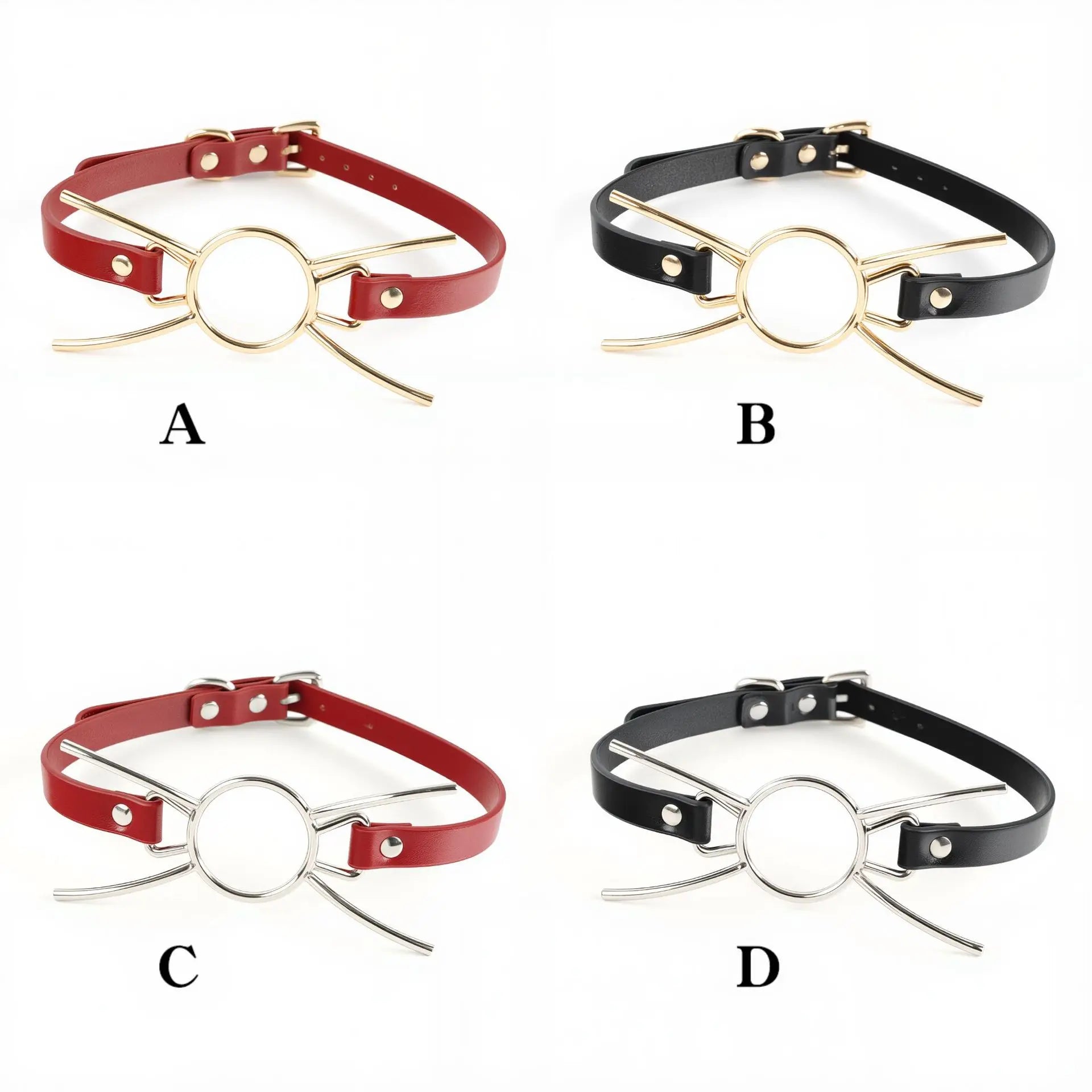 BDSM Bondage Mouth Opener Gear Female Mouth Gag Male Adult Toys Oral Sex Blowjob Open Mouth Sex Toy Kits Couple Sex Games Toy - buysextoyth