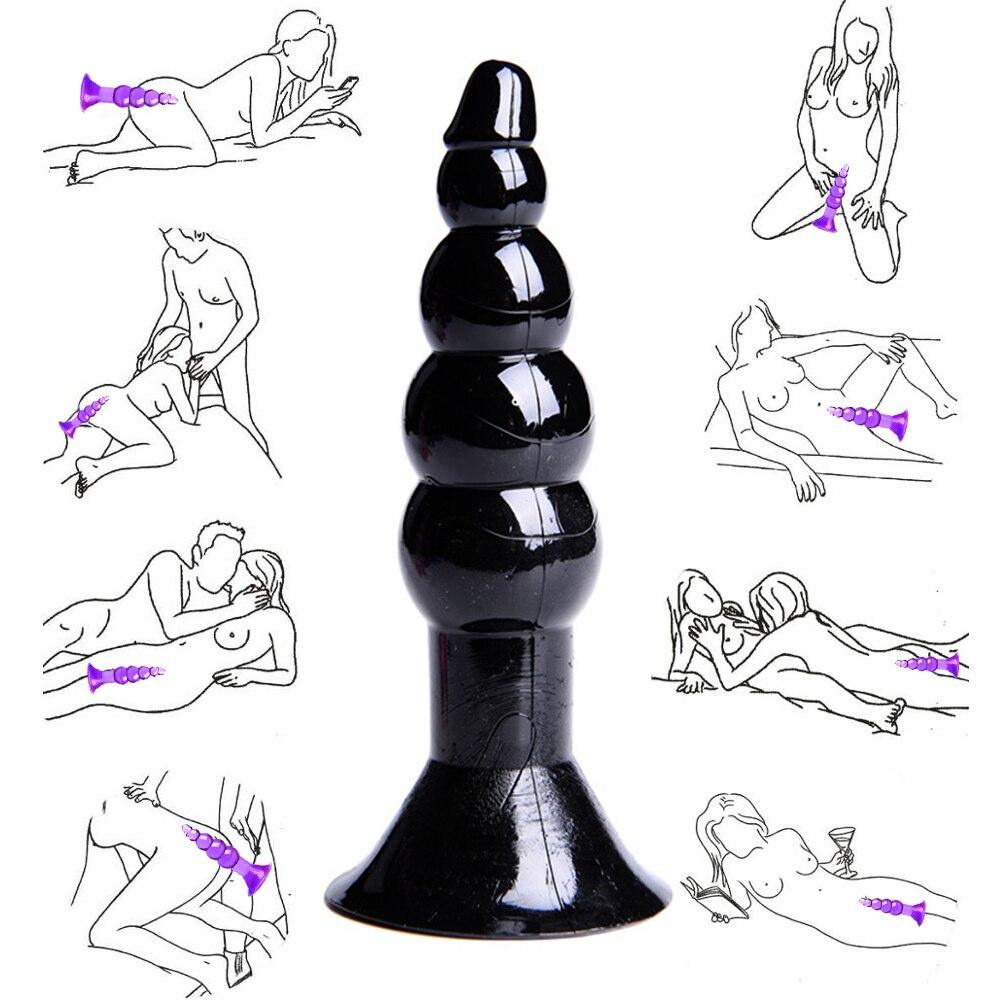 Silicone Anal Beads Anal Plug Dildo Prostate Massager Sex Toys for Adults Men ButtPlug Sex Products Sex Shop for Women Vagina - buysextoyth