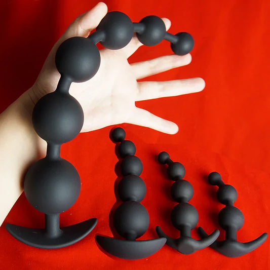 Silicone Anal Beads Dilator.Big Annals Balls.Long Ass Anus But Butt Plug.Analplug Buttplug Butplug.Analsex Prostate Sex Toys - buysextoyth