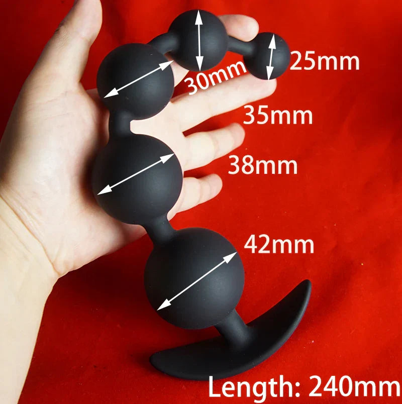 Silicone Anal Beads Dilator.Big Annals Balls.Long Ass Anus But Butt Plug.Analplug Buttplug Butplug.Analsex Prostate Sex Toys - buysextoyth