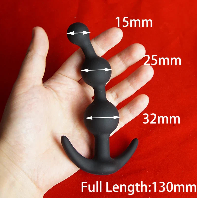 Silicone Anal Beads Dilator.Big Annals Balls.Long Ass Anus But Butt Plug.Analplug Buttplug Butplug.Analsex Prostate Sex Toys - buysextoyth