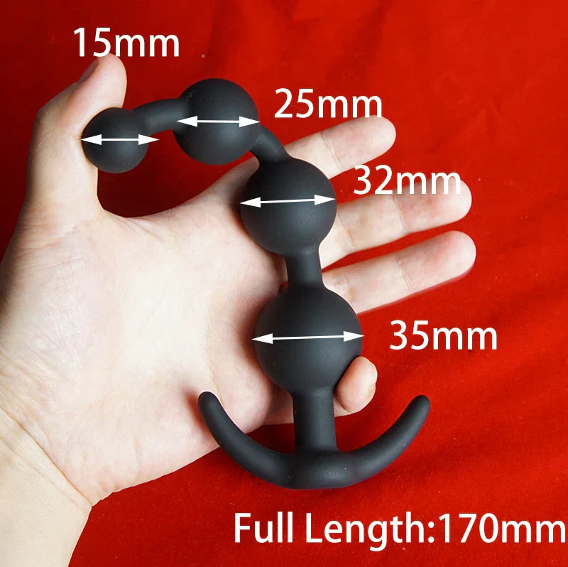 Silicone Anal Beads Dilator.Big Annals Balls.Long Ass Anus But Butt Plug.Analplug Buttplug Butplug.Analsex Prostate Sex Toys - buysextoyth