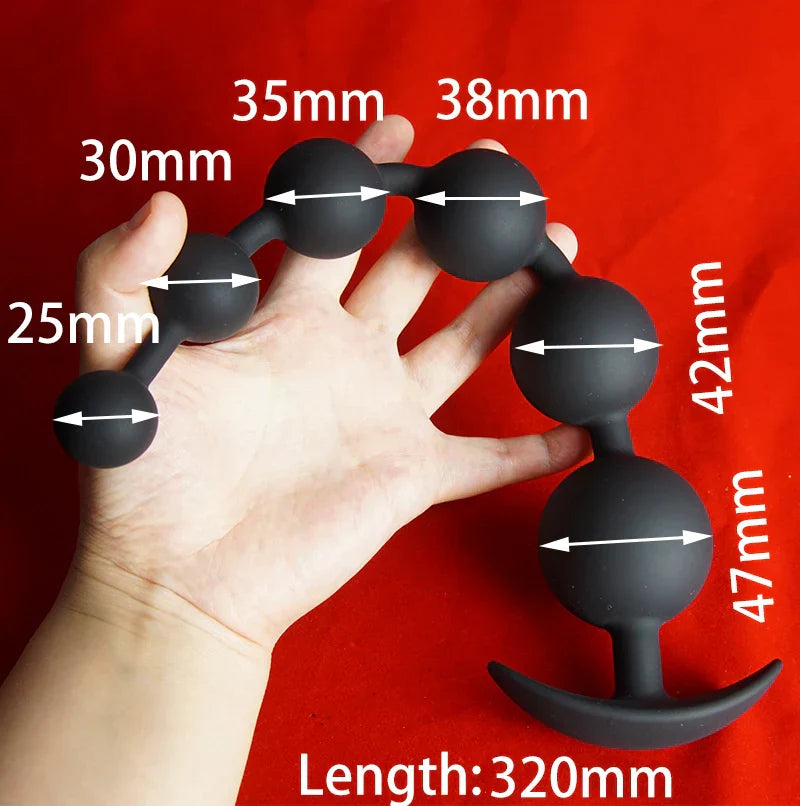 Silicone Anal Beads Dilator.Big Annals Balls.Long Ass Anus But Butt Plug.Analplug Buttplug Butplug.Analsex Prostate Sex Toys - buysextoyth