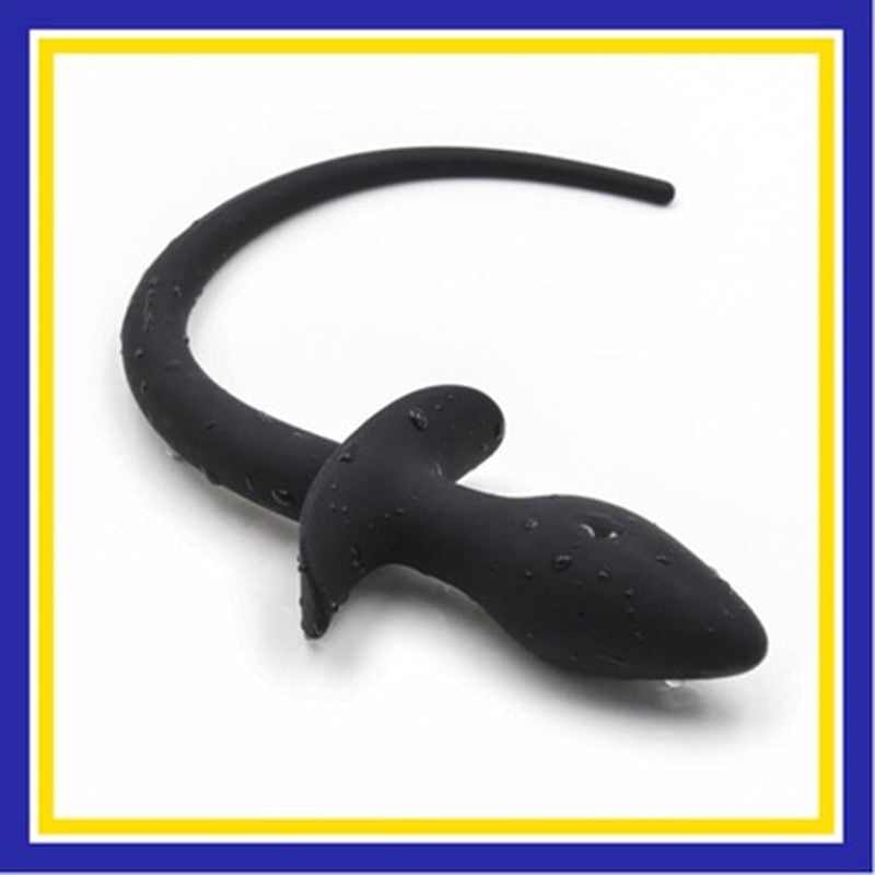 Silicone Dog Tail Anal Toys G-spot Stimulator Butt Plug Slave Anal Expander Women Men Gay Sex Game BDSM Erotic Toys Sex Products - buysextoyth