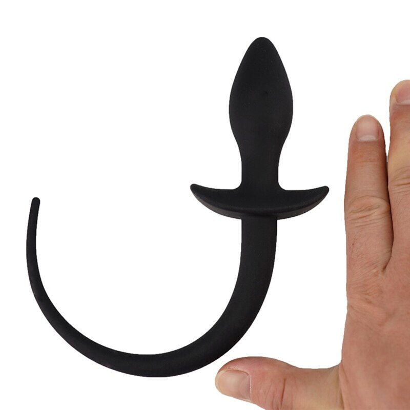 Silicone Dog Tail Anal Toys G-spot Stimulator Butt Plug Slave Anal Expander Women Men Gay Sex Game BDSM Erotic Toys Sex Products - buysextoyth