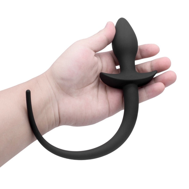 Silicone Dog Tail Anal Toys G-spot Stimulator Butt Plug Slave Anal Expander Women Men Gay Sex Game BDSM Erotic Toys Sex Products - buysextoyth