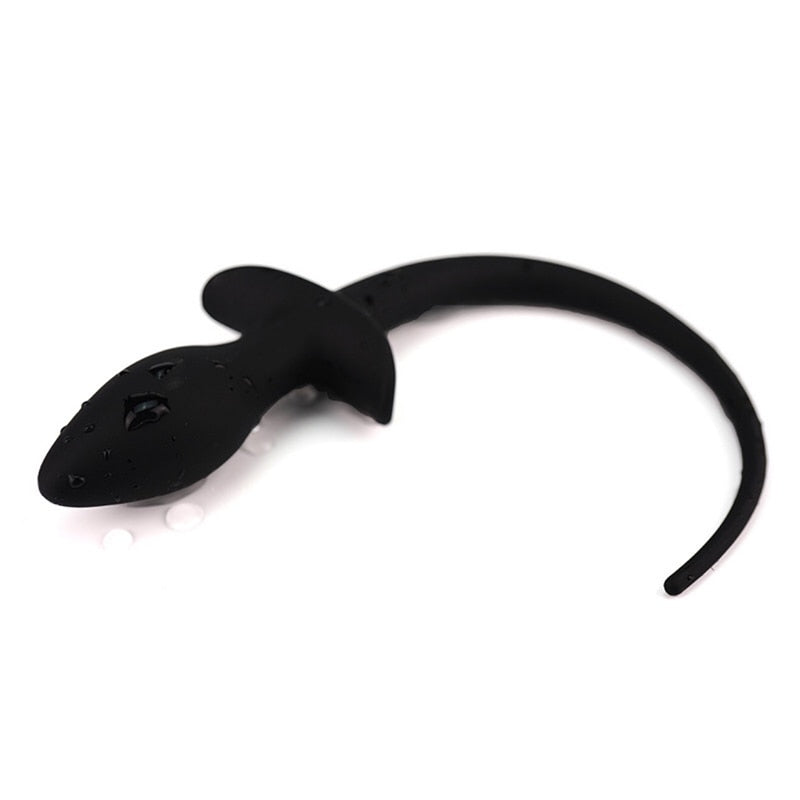 Silicone Dog Tail Anal Toys G-spot Stimulator Butt Plug Slave Anal Expander Women Men Gay Sex Game BDSM Erotic Toys Sex Products - buysextoyth