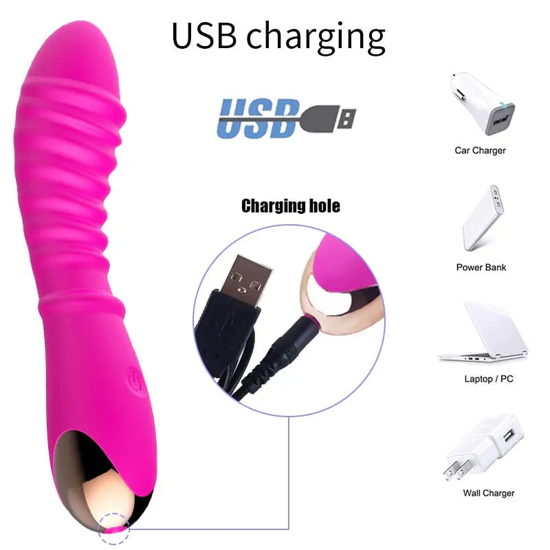 Silicone G Spot Dildo Vibrators for Women Waterproof 20 Speeds Vibrador Clitoris Massager Female Masturbator Sex Toys for Woman - buysextoyth