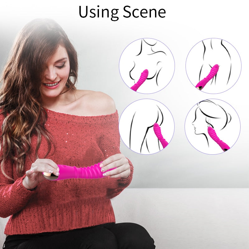 Silicone G Spot Dildo Vibrators for Women Waterproof 20 Speeds Vibrador Clitoris Massager Female Masturbator Sex Toys for Woman - buysextoyth