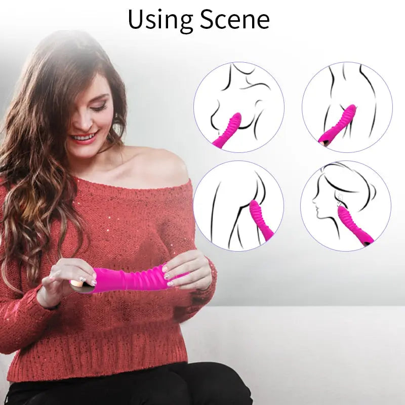 Silicone G Spot Dildo Vibrators for Women Waterproof 20 Speeds Vibrador Clitoris Massager Female Masturbator Sex Toys for Woman - buysextoyth