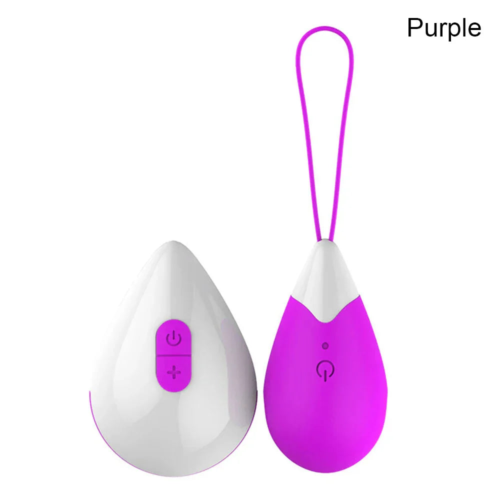 Silicone Vibrating Eggs Wireless Vaginal Ball Vibrating Exercises Smart Love Ball Remote Jump Eggs Vibrator Sex Toys for Women - buysextoyth