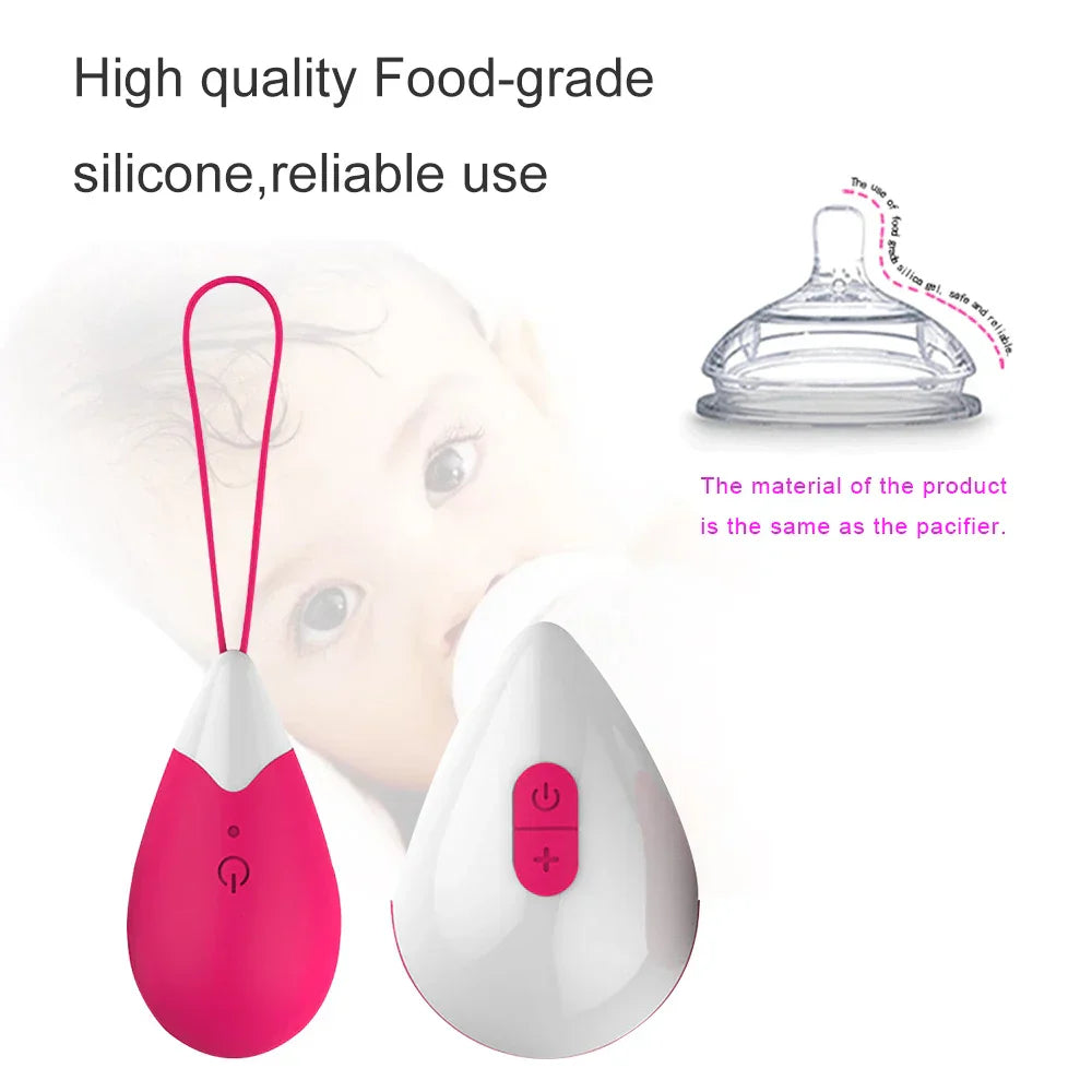 Silicone Vibrating Eggs Wireless Vaginal Ball Vibrating Exercises Smart Love Ball Remote Jump Eggs Vibrator Sex Toys for Women - buysextoyth