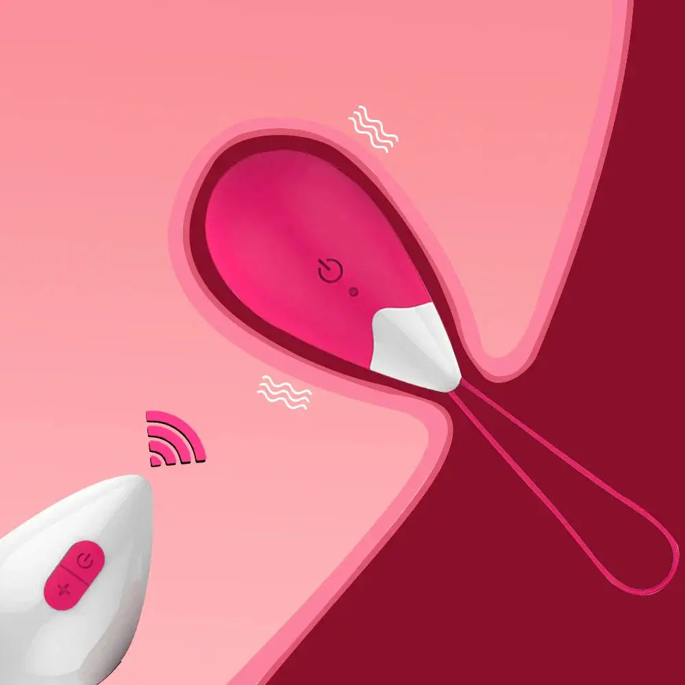 Silicone Vibrating Eggs Wireless Vaginal Ball Vibrating Exercises Smart Love Ball Remote Jump Eggs Vibrator Sex Toys for Women - buysextoyth