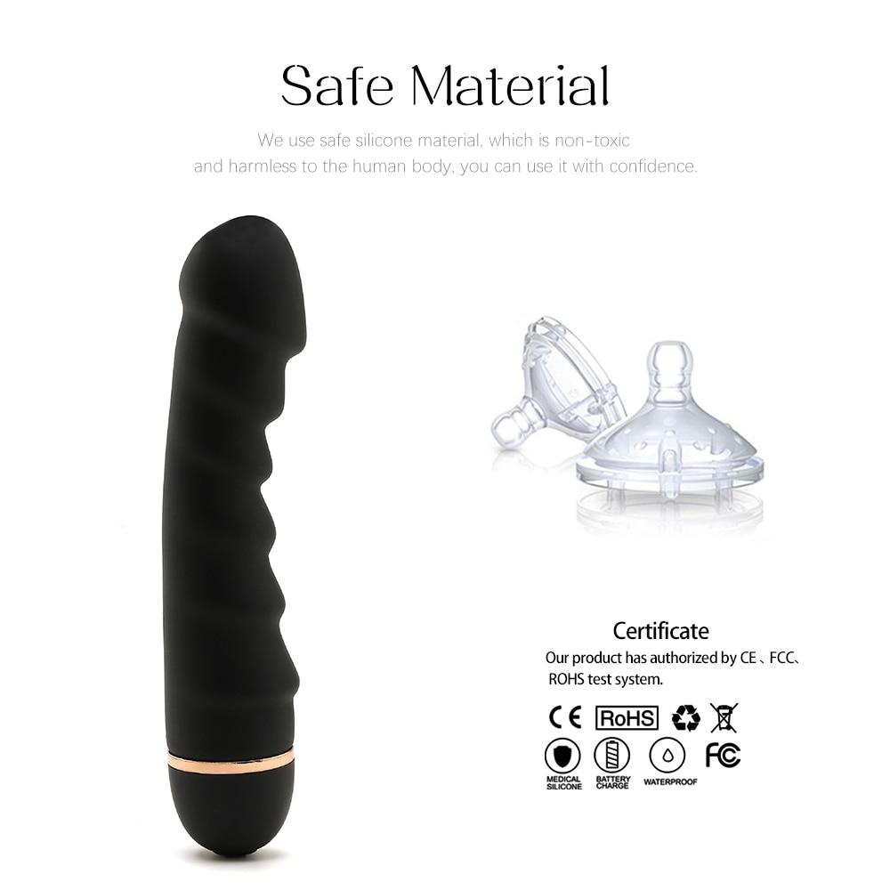 Simulation Silicone Dildo Vibrator 20 Frequency Female Masturbation Head Vibration G-spot Clitoral Stimulator Sex Toys for Woman - buysextoyth