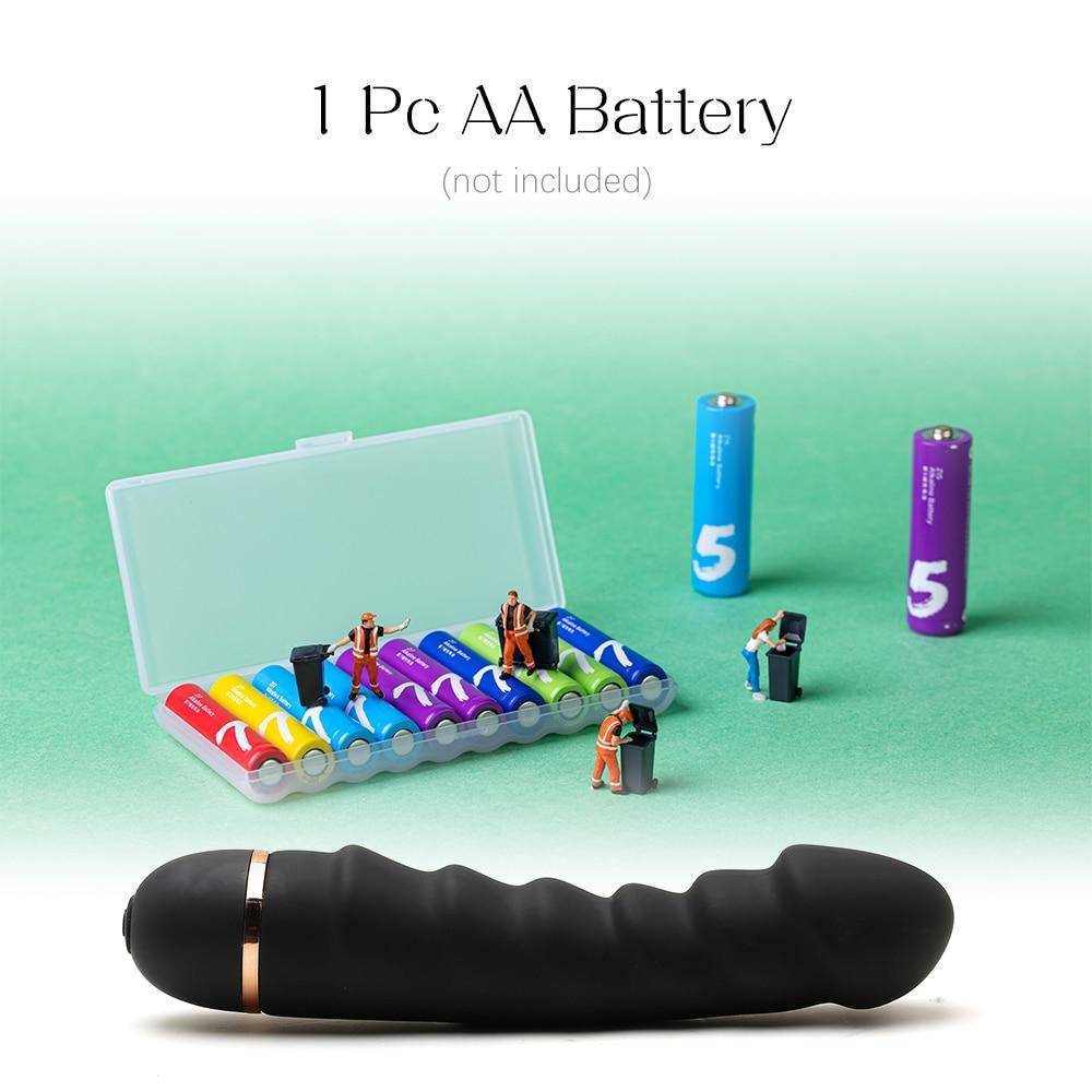Simulation Silicone Dildo Vibrator 20 Frequency Female Masturbation Head Vibration G-spot Clitoral Stimulator Sex Toys for Woman - buysextoyth