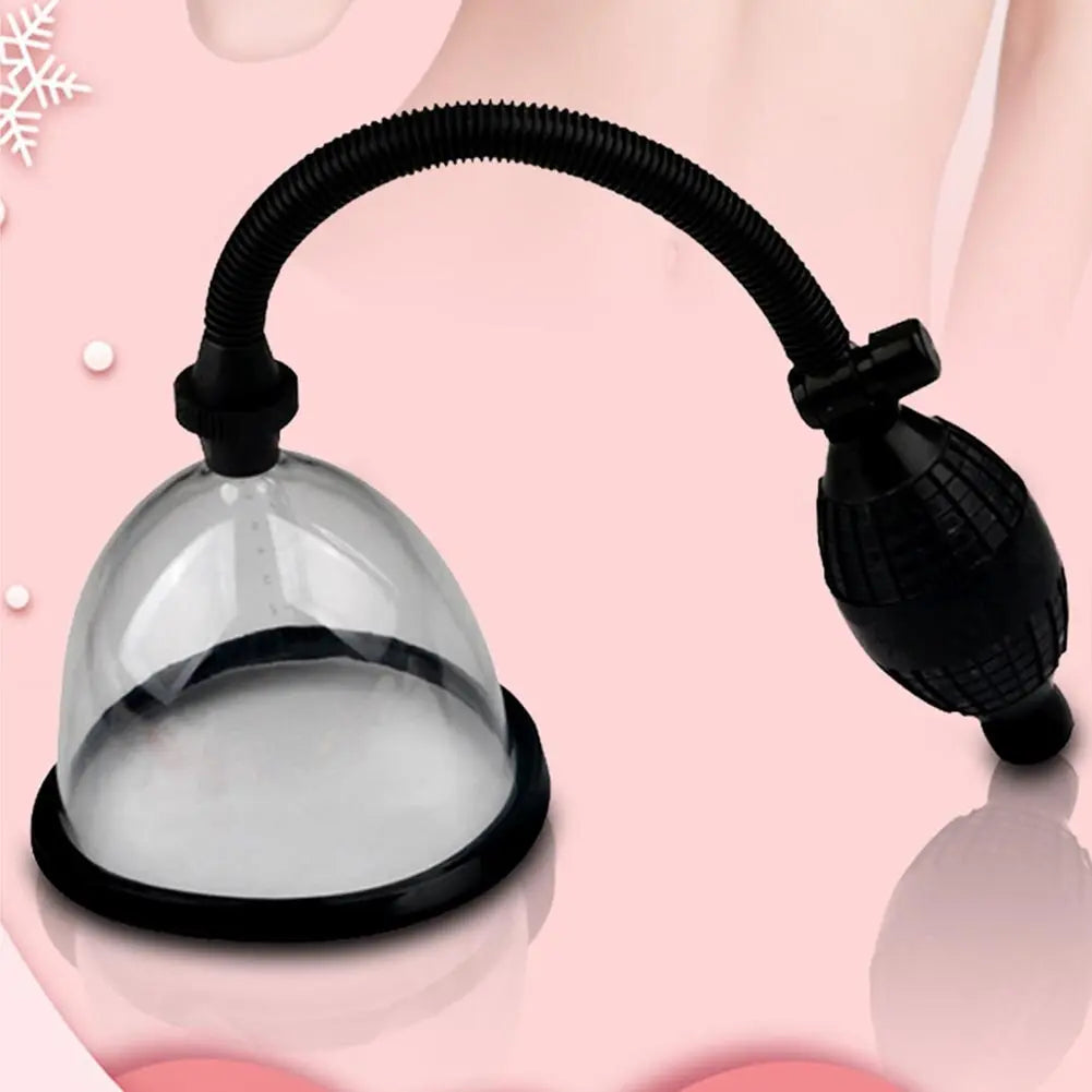 Single Manual Vacuum Pump Breast Suction Enlargement Boob Enhancement Sucker Lifting Vacuum Suction Cupping Suction 33sextoys
