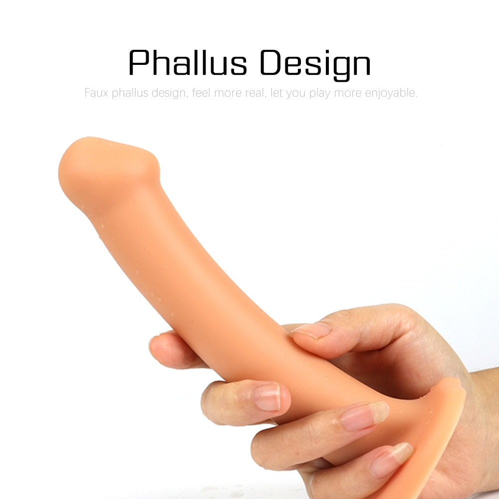 Slender Anal Plug Powerful Suction Cup Soft Dildo G-spot Vaginal Stimulator Butt Plug Prostate Massager Sex Toys for Man Woman - buysextoyth