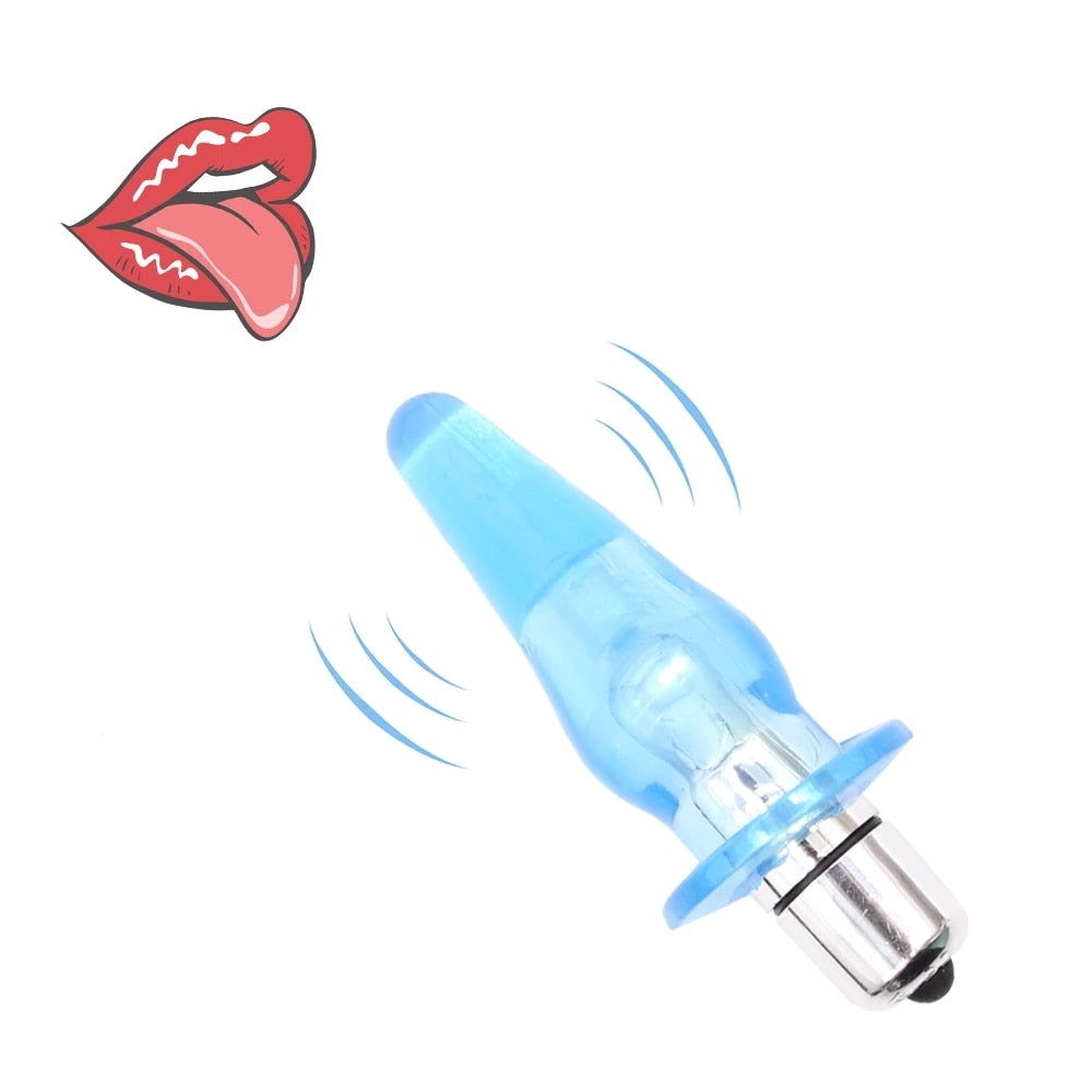 Smooth Anal Vibrator Dildo Butt Silicone Plug Prostate Massage Anal Beads Vibrator Sex Toys for Women Adult Products - buysextoyth
