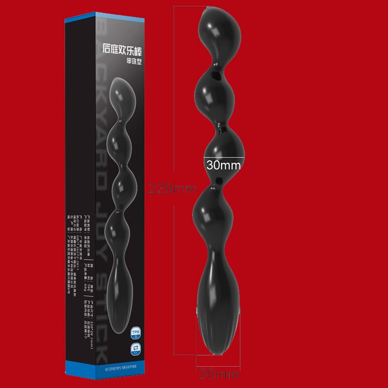 Soft Anal Dildo Butt Plug Prostate Massager Adults Gay Phalluses Anal Plug Beads Sex Toys for Men Bdsm Toys for Woman Anal Toys - buysextoyth