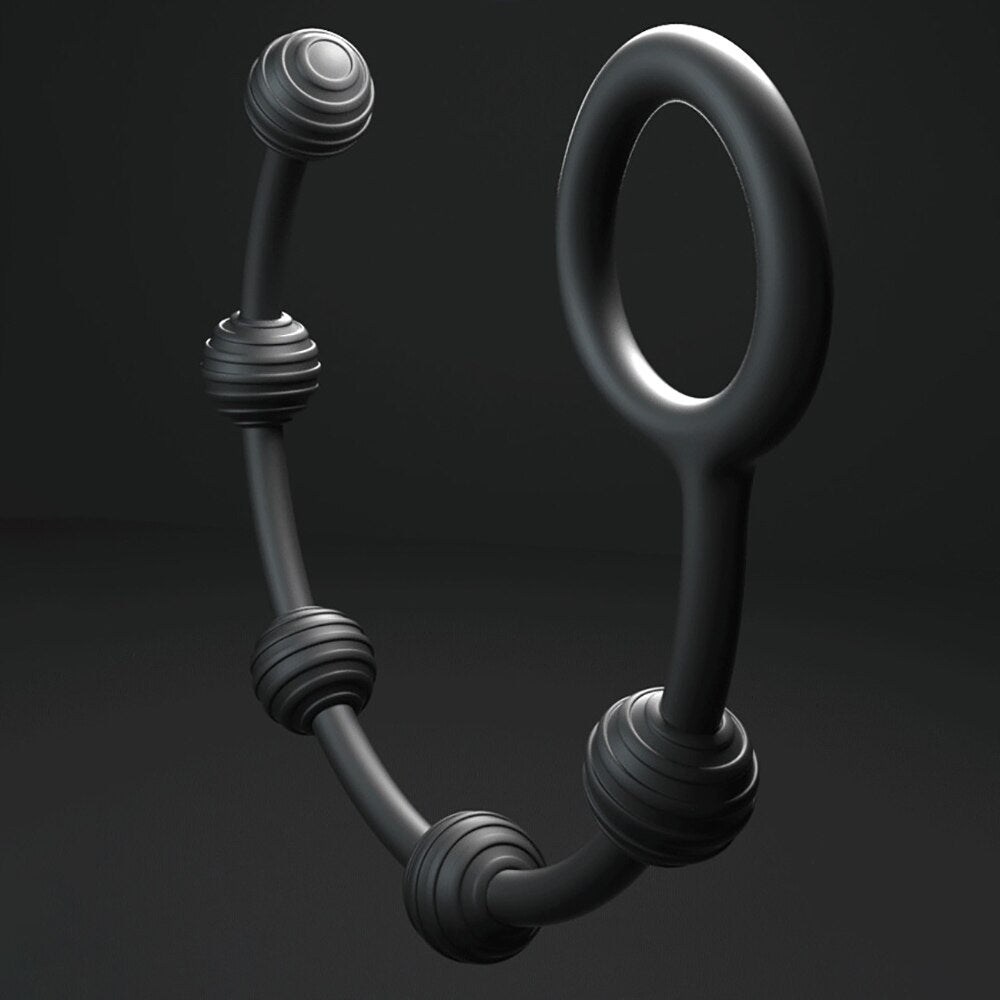 Soft Anal Dildo Butt Plug Prostate Massager Adults Gay Phalluses Anal Plug Beads Sex Toys for Men Bdsm Toys for Woman Anal Toys - buysextoyth