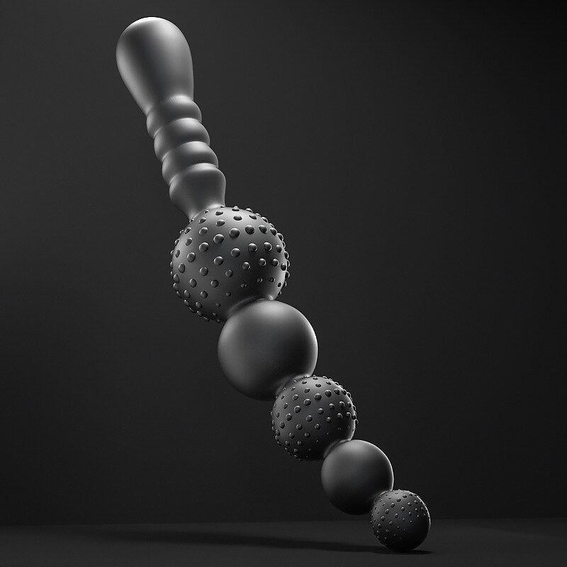Soft Anal Dildo Butt Plug Prostate Massager Adults Gay Phalluses Anal Plug Beads Sex Toys for Men Bdsm Toys for Woman Anal Toys - buysextoyth