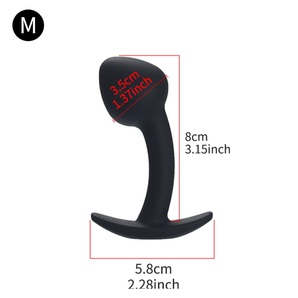 Soft Anal Plug High Quality Silicone Butt Plug Adult Product Anal Beads Female Masturbator Prostate Massager Sex Toys for Couple - buysextoyth