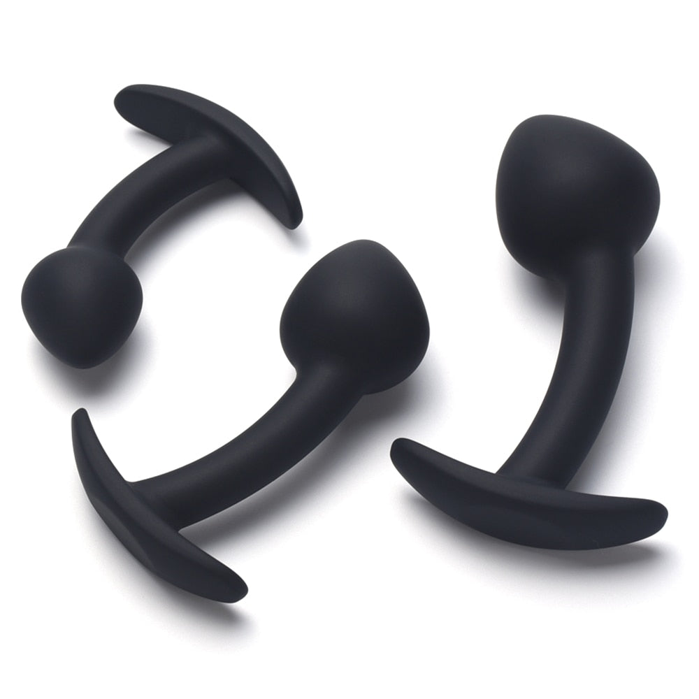 Soft Anal Plug High Quality Silicone Butt Plug Adult Product Anal Beads Female Masturbator Prostate Massager Sex Toys for Couple - buysextoyth