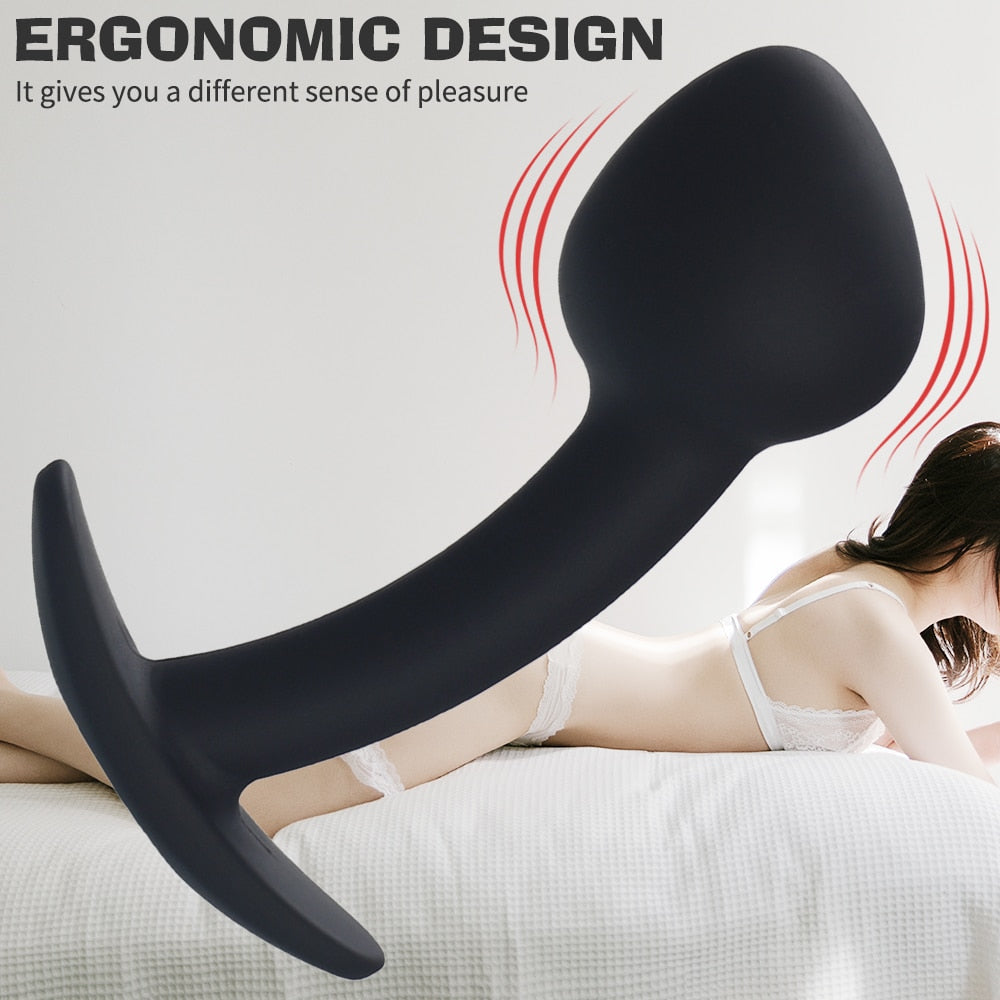 Soft Anal Plug High Quality Silicone Butt Plug Adult Product Anal Beads Female Masturbator Prostate Massager Sex Toys for Couple - buysextoyth