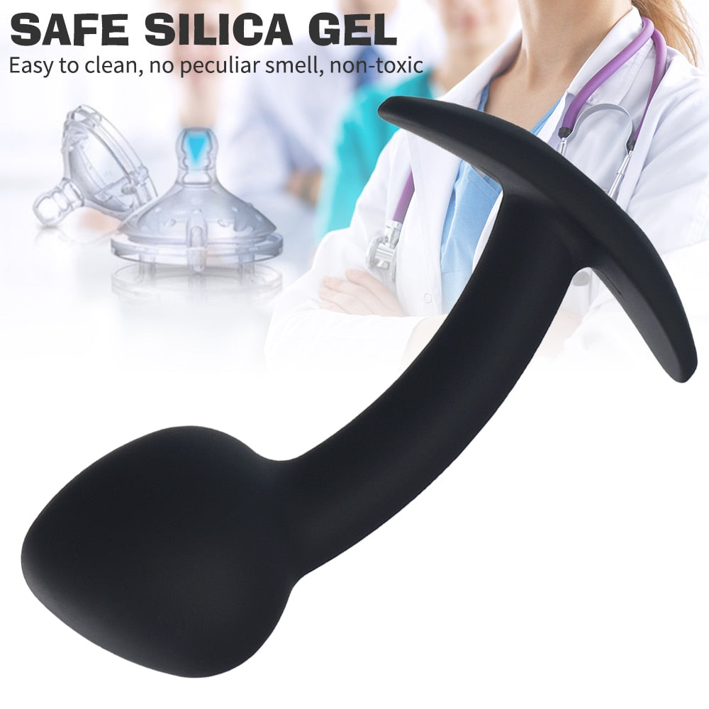 Soft Anal Plug High Quality Silicone Butt Plug Adult Product Anal Beads Female Masturbator Prostate Massager Sex Toys for Couple - buysextoyth