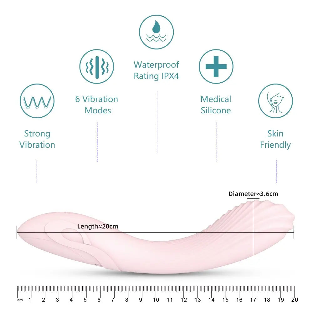 Soft G Spot Vibrator สำหรับผู้หญิง Clitoris หัวนม Vagina Stimulator ที่มีประสิทธิภาพหญิง Masturbator ผู้ใหญ่เซ็กซ์ทอย Drywell Lolita - buysextoyth
