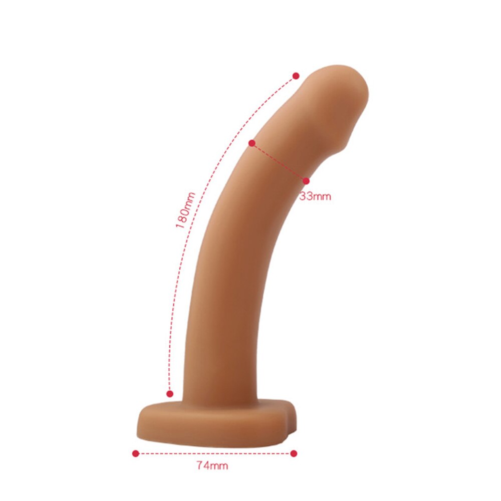 Soft Jelly Dildo Anal Butt Plug Realistic Penis with Powerful Suction Up Strapon Artificial Penis Dick Toy for Adult Sex Toys - buysextoyth