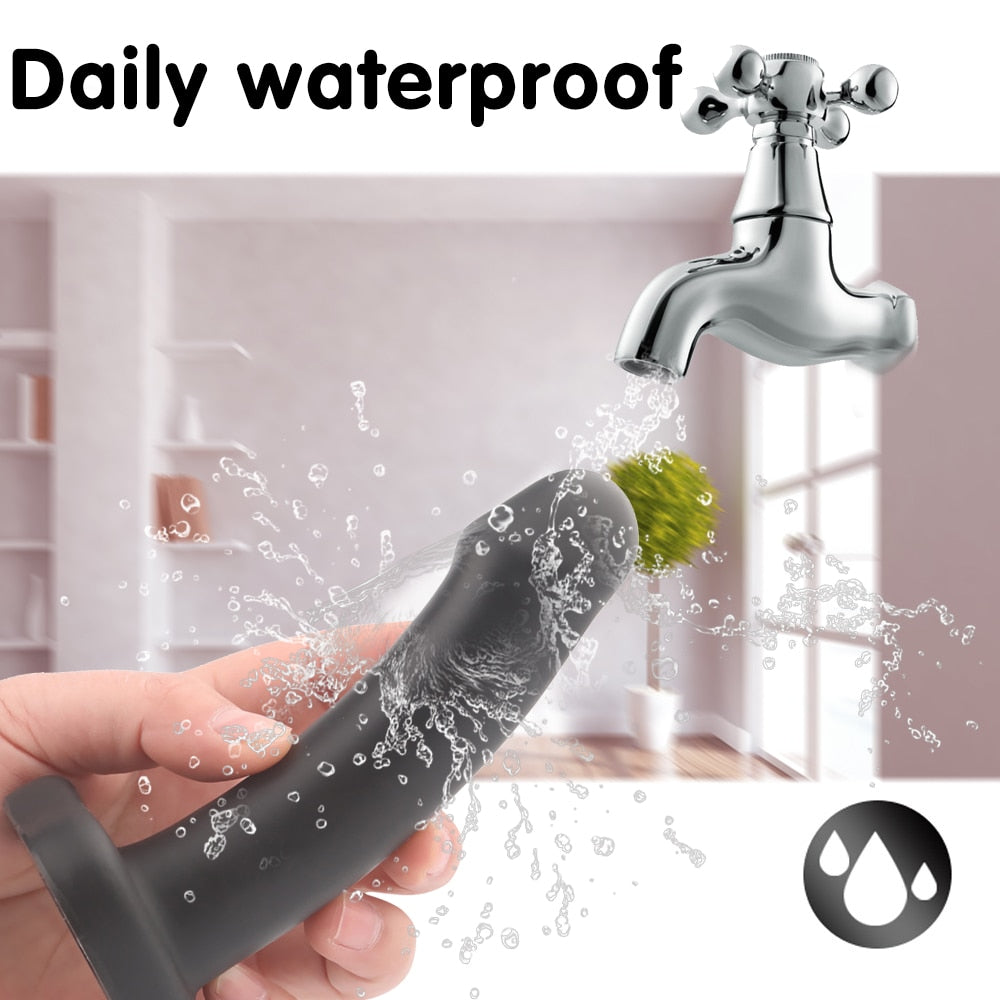 Soft Jelly Dildo Anal Butt Plug Realistic Penis with Powerful Suction Up Strapon Artificial Penis Dick Toy for Adult Sex Toys - buysextoyth