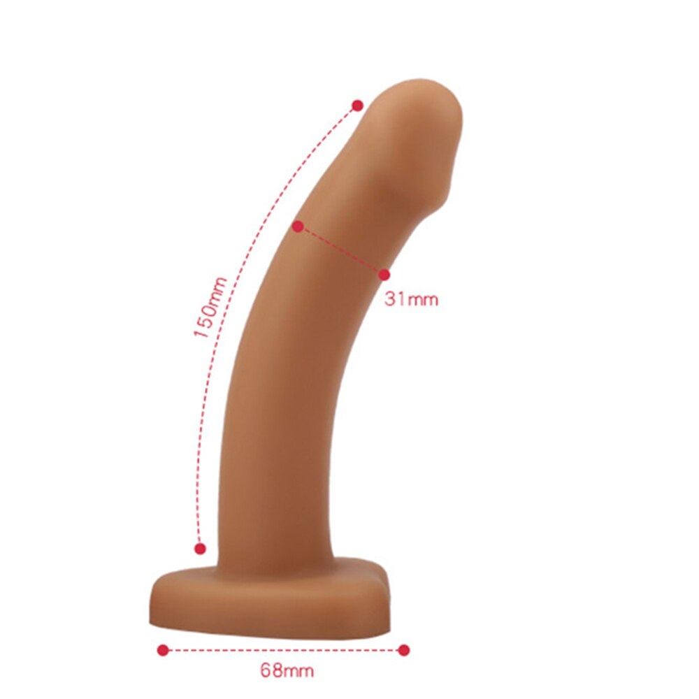 Soft Jelly Dildo Anal Butt Plug Realistic Penis with Powerful Suction Up Strapon Artificial Penis Dick Toy for Adult Sex Toys - buysextoyth