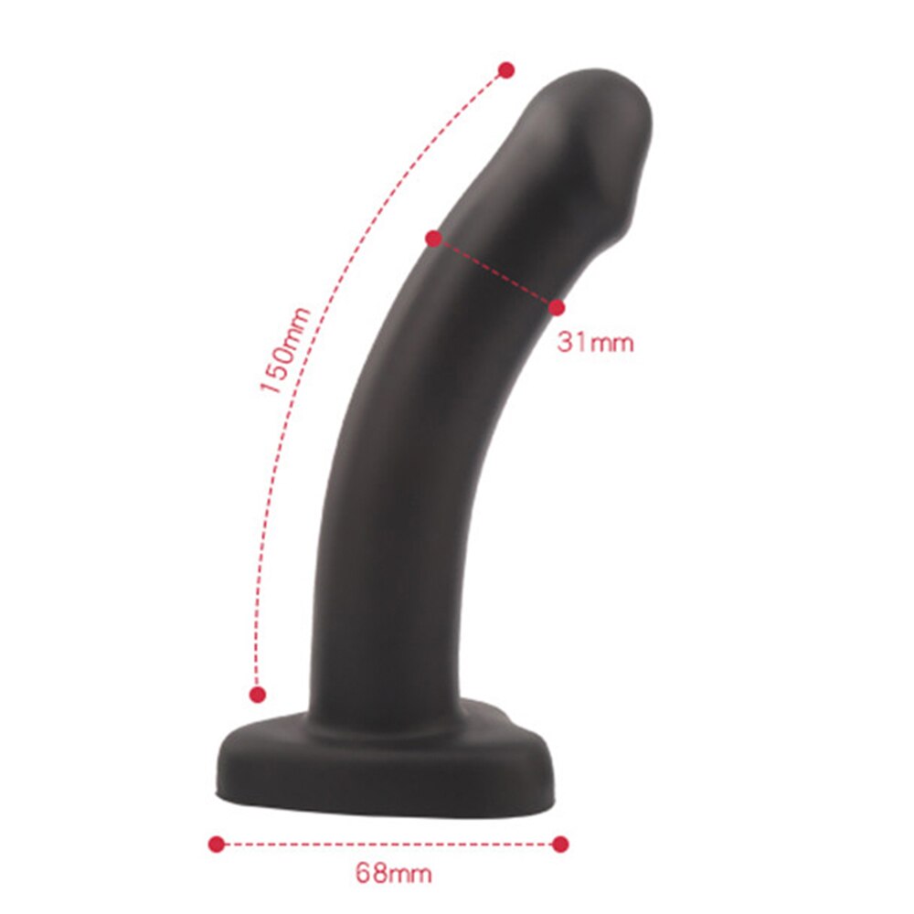 Soft Jelly Dildo Anal Butt Plug Realistic Penis with Powerful Suction Up Strapon Artificial Penis Dick Toy for Adult Sex Toys - buysextoyth