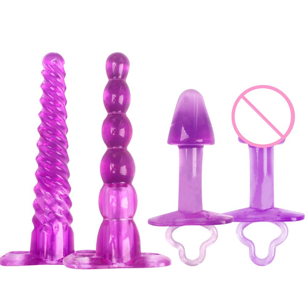 Soft Silicone Anal Bead Dildo Prostate Massager Female Adult Sex Toy Butt Plug Masturbation Anal Plug G-spot Massager Toy - buysextoyth