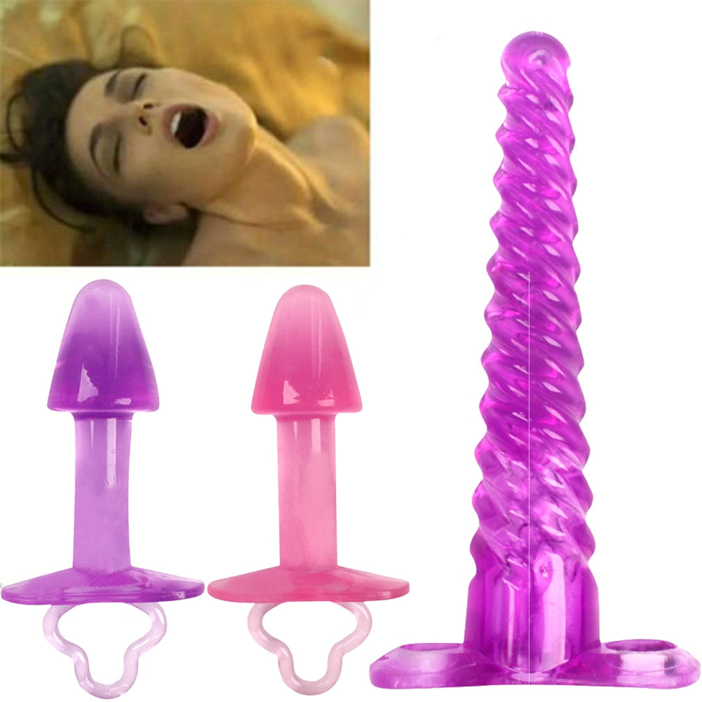 Soft Silicone Anal Bead Dildo Prostate Massager Female Adult Sex Toy Butt Plug Masturbation Anal Plug G-spot Massager Toy - buysextoyth
