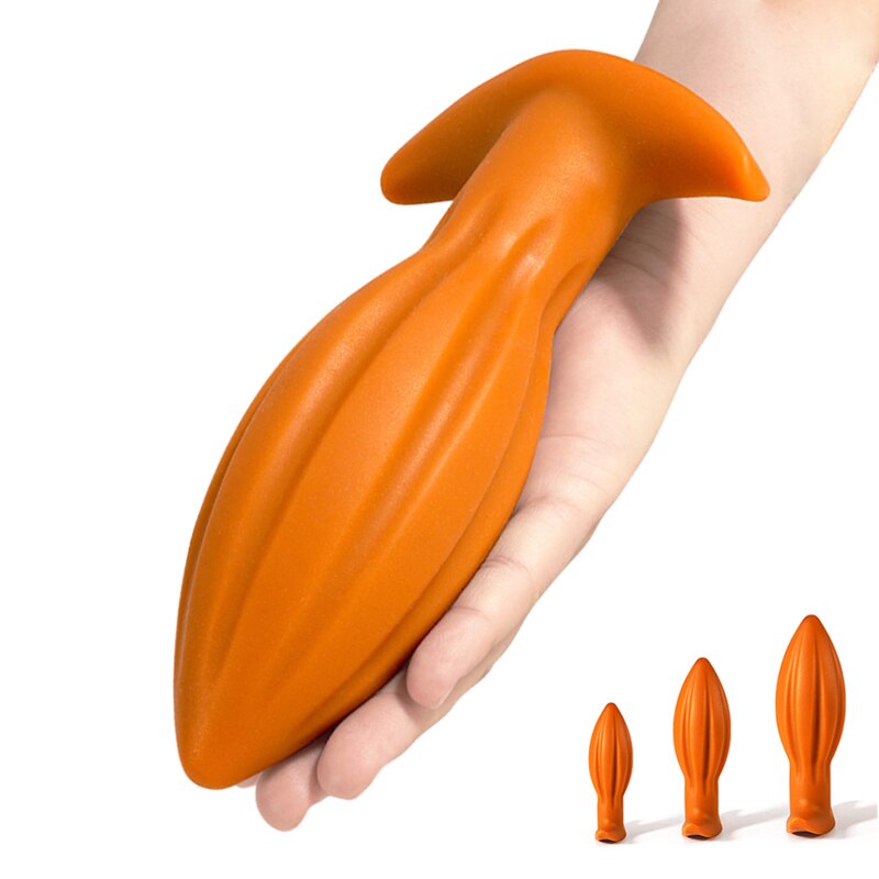 Soft Silicone Butt Plug Dildo for Women Lesbian Anal Plug Sex Toys for Men Big Dildo Butt Plugs Prostate Massage Anus Expansion - buysextoyth