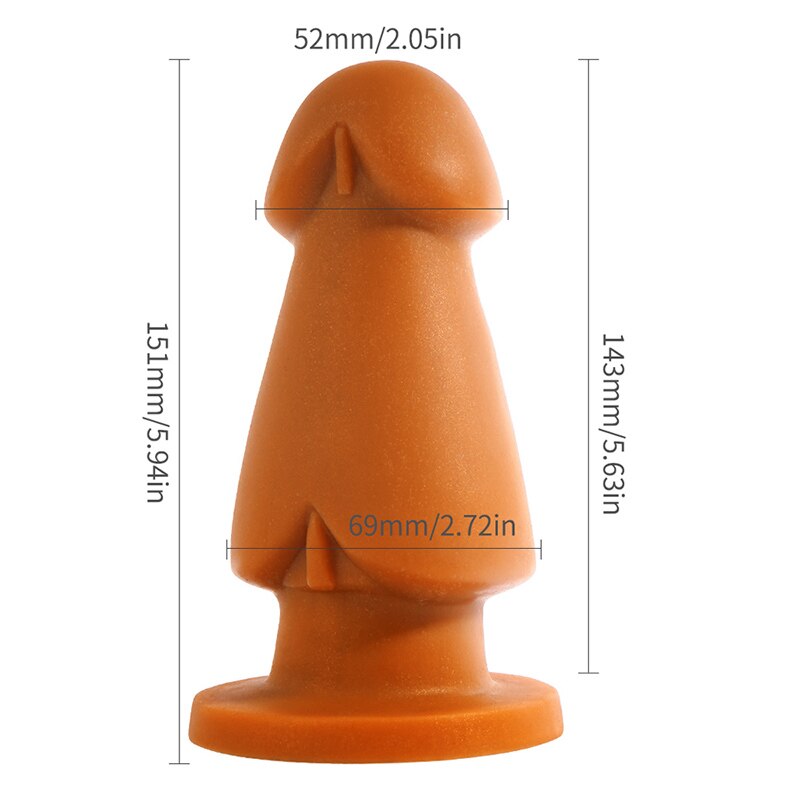 Soft Silicone Butt Plug Dildo for Women Lesbian Anal Plug Sex Toys for Men Big Dildo Butt Plugs Prostate Massage Anus Expansion - buysextoyth