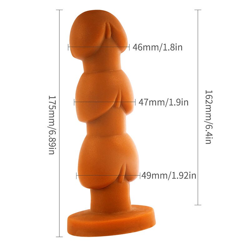 Soft Silicone Butt Plug Dildo for Women Lesbian Anal Plug Sex Toys for Men Big Dildo Butt Plugs Prostate Massage Anus Expansion - buysextoyth