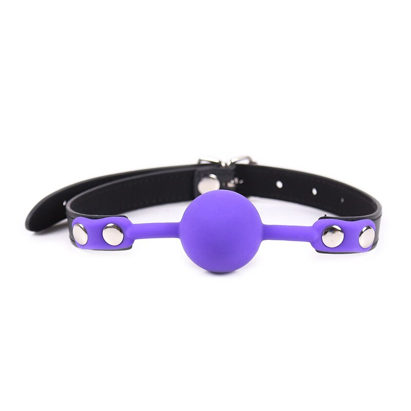 Soft Silicone Oral Gag Ball Whip BDSM Bondage Gear Slave Fetish Open Mouth Breathable Exotic Sex Toys for Couples Women Cosplay - buysextoyth