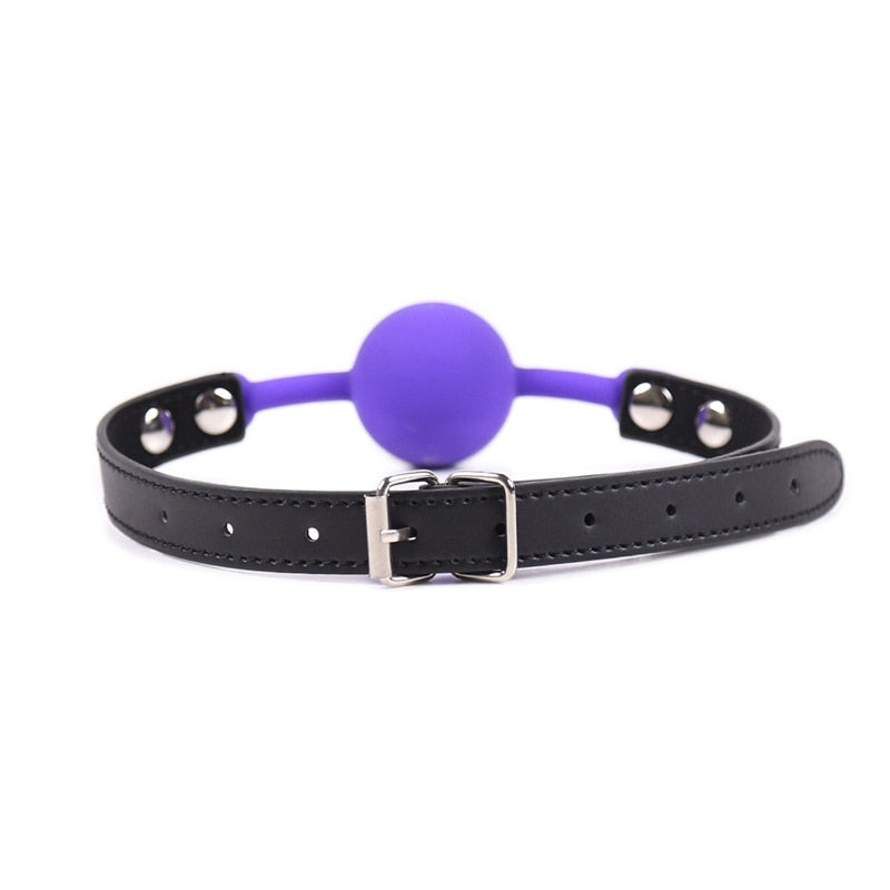Soft Silicone Oral Gag Ball Whip BDSM Bondage Gear Slave Fetish Open Mouth Breathable Exotic Sex Toys for Couples Women Cosplay - buysextoyth