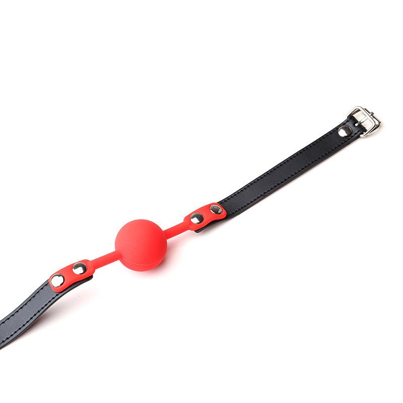 Soft Silicone Oral Gag Ball Whip BDSM Bondage Gear Slave Fetish Open Mouth Breathable Exotic Sex Toys for Couples Women Cosplay - buysextoyth