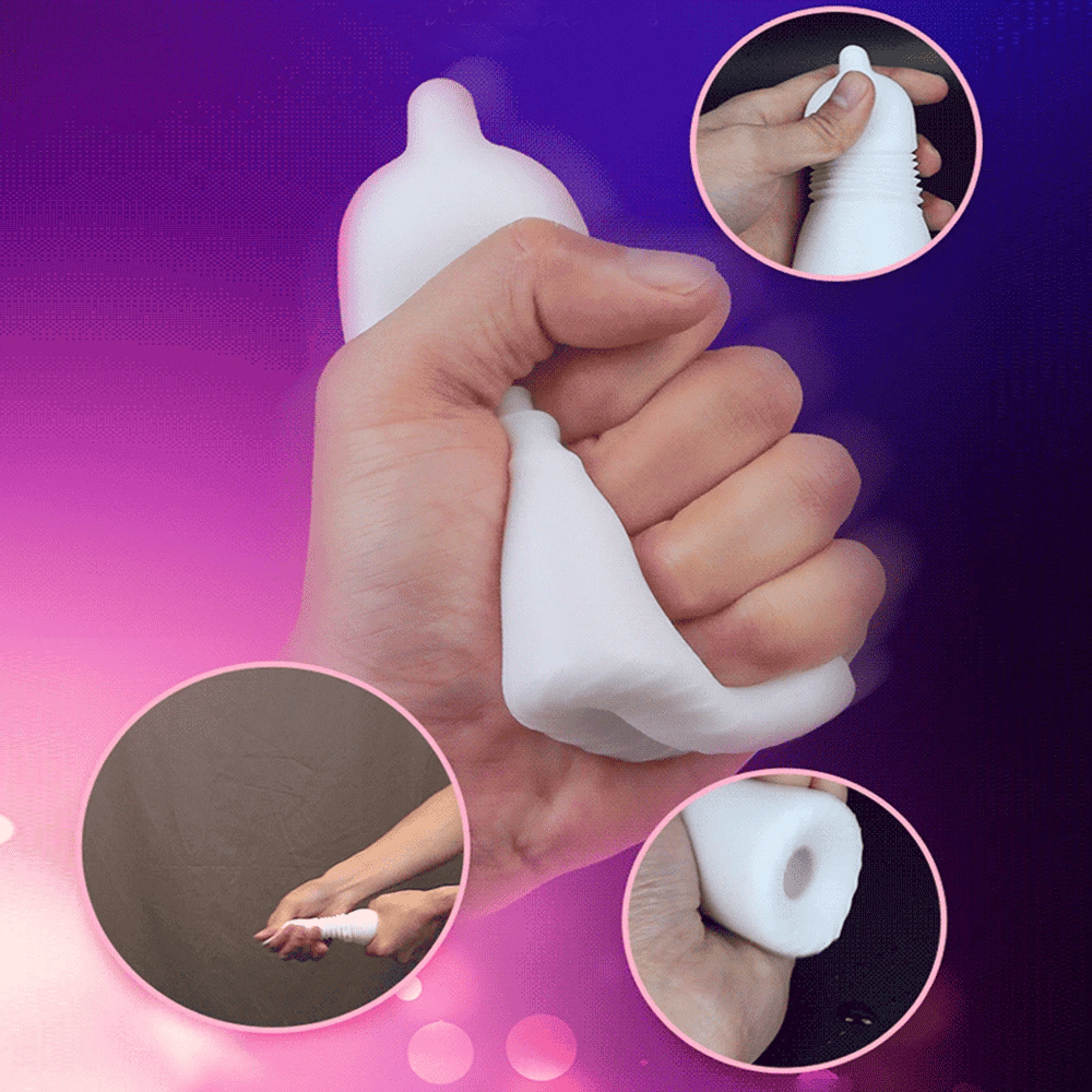 สำเร็จความใคร่ Soft Stick สำหรับผู้ใหญ่ของเล่นสำหรับชายอวัยวะเพศชายปั๊มนวดซิลิโคน Delay Lasting เทรนเนอร์ที่สมจริงช่องคลอดช่องคลอด Masturbator ถ้วย - buysextoyth