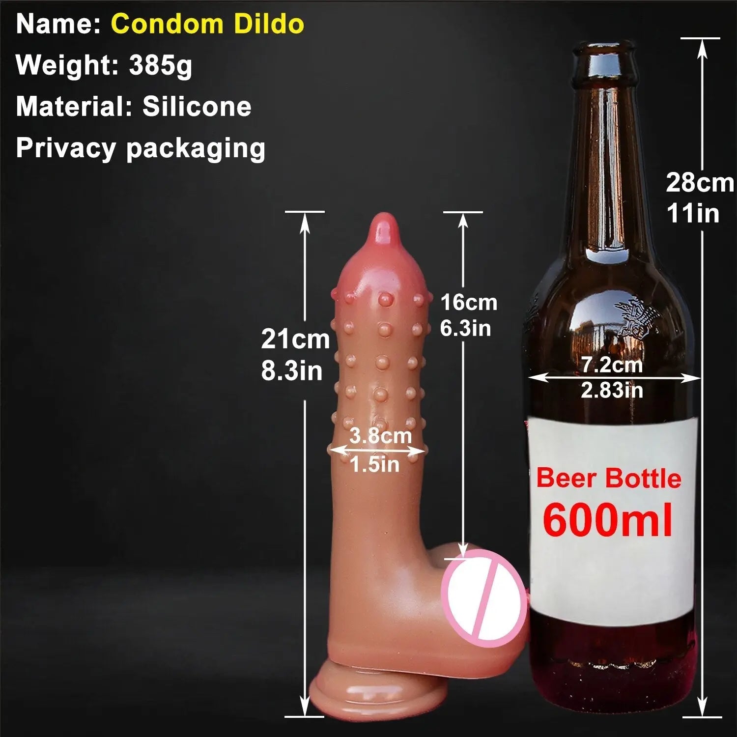 ขนาดใหญ่ Spoof กลางนิ้วมือของขวัญหนา Dildo เกย์นุ่มซิลิโคน Dick Big ดูดถ้วยประดิษฐ์ Penis Anal เสียบของเล่นเพศสำหรับสตรี - buysextoyth