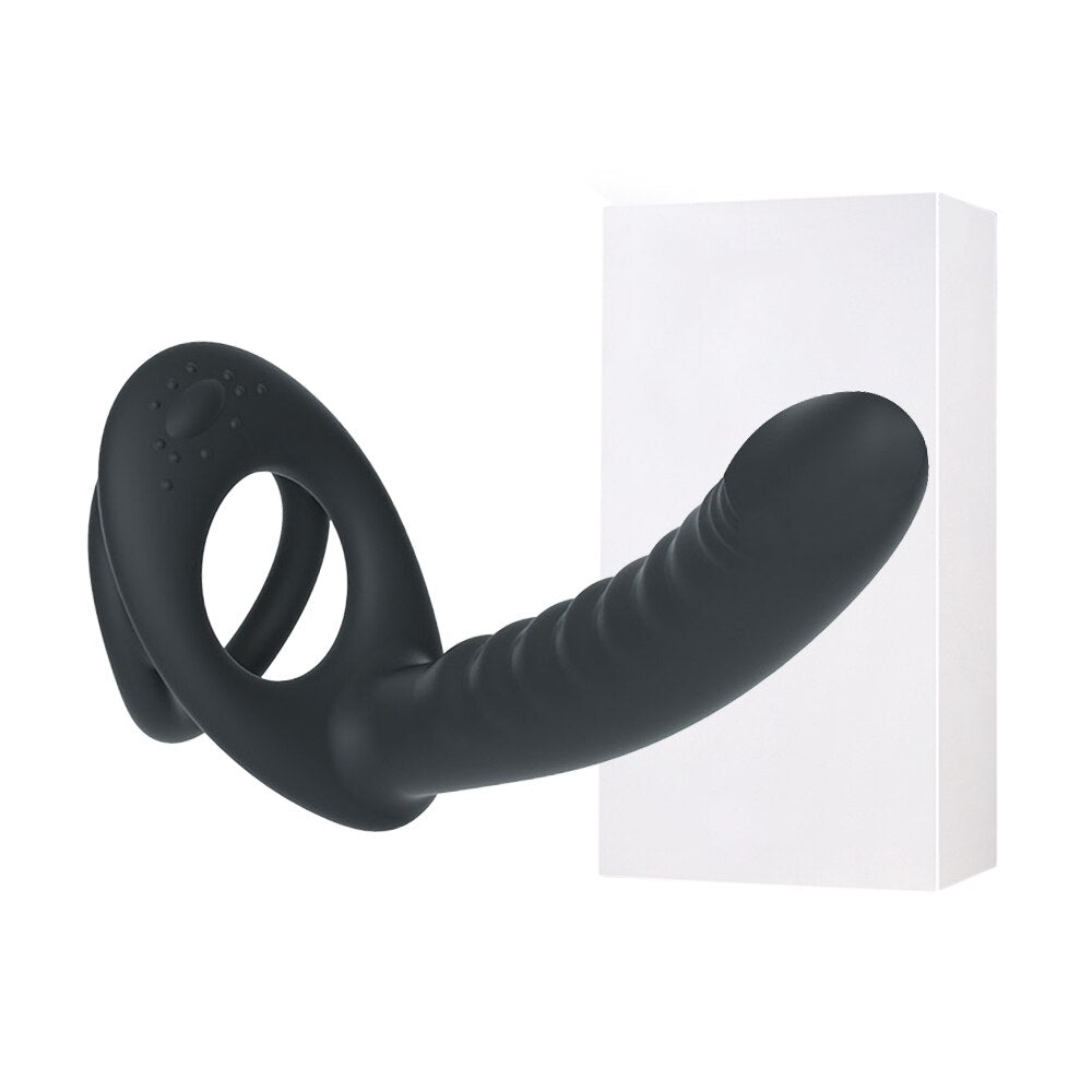 สอดใส่คู่อวัยวะเพศชาย Strapon Dildo เพศของเล่นสำหรับผู้หญิงสายรัด Penis Anal ลูกปัด Plug ผู้ใหญ่ G Spot ของเล่นสำหรับผู้ใหญ่18 - buysextoyth