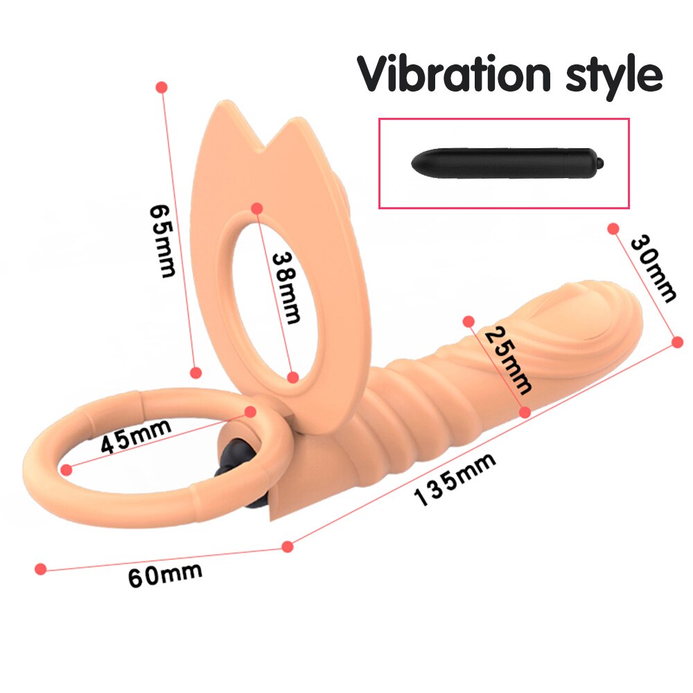 สอดใส่คู่อวัยวะเพศชาย Strapon Dildo เพศของเล่นสำหรับผู้หญิงสายรัด Penis Anal ลูกปัด Plug ผู้ใหญ่ G Spot ของเล่นสำหรับผู้ใหญ่18 - buysextoyth