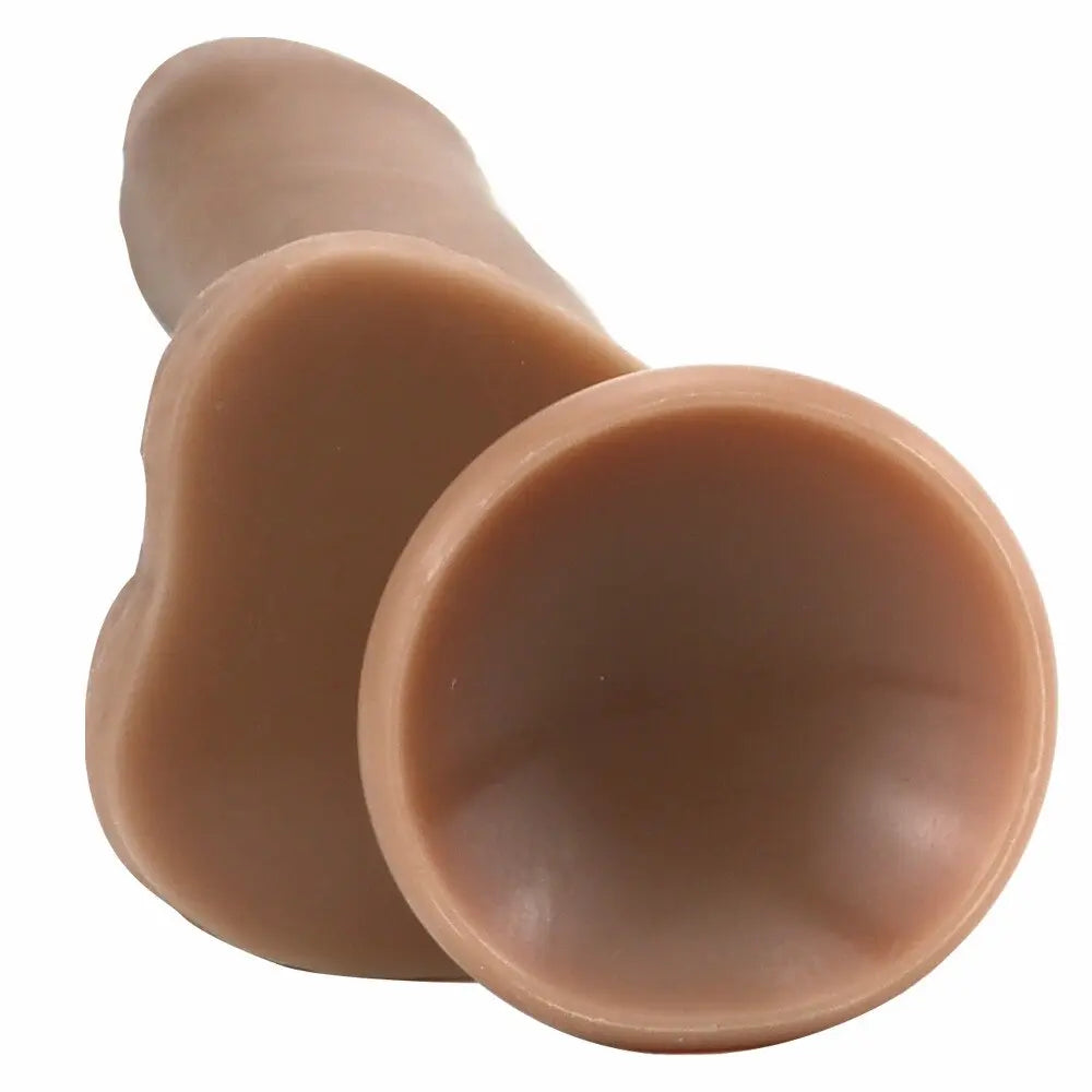 Strong ชายเลื่อน Foreskin Big Dildo ผิวรู้สึกดูดถ้วยหนา Cock ผู้ใหญ่ของเล่นสำหรับผู้ชายผู้หญิงเกย์คู่ซิลิโคนอวัยวะเพศชาย - buysextoyth