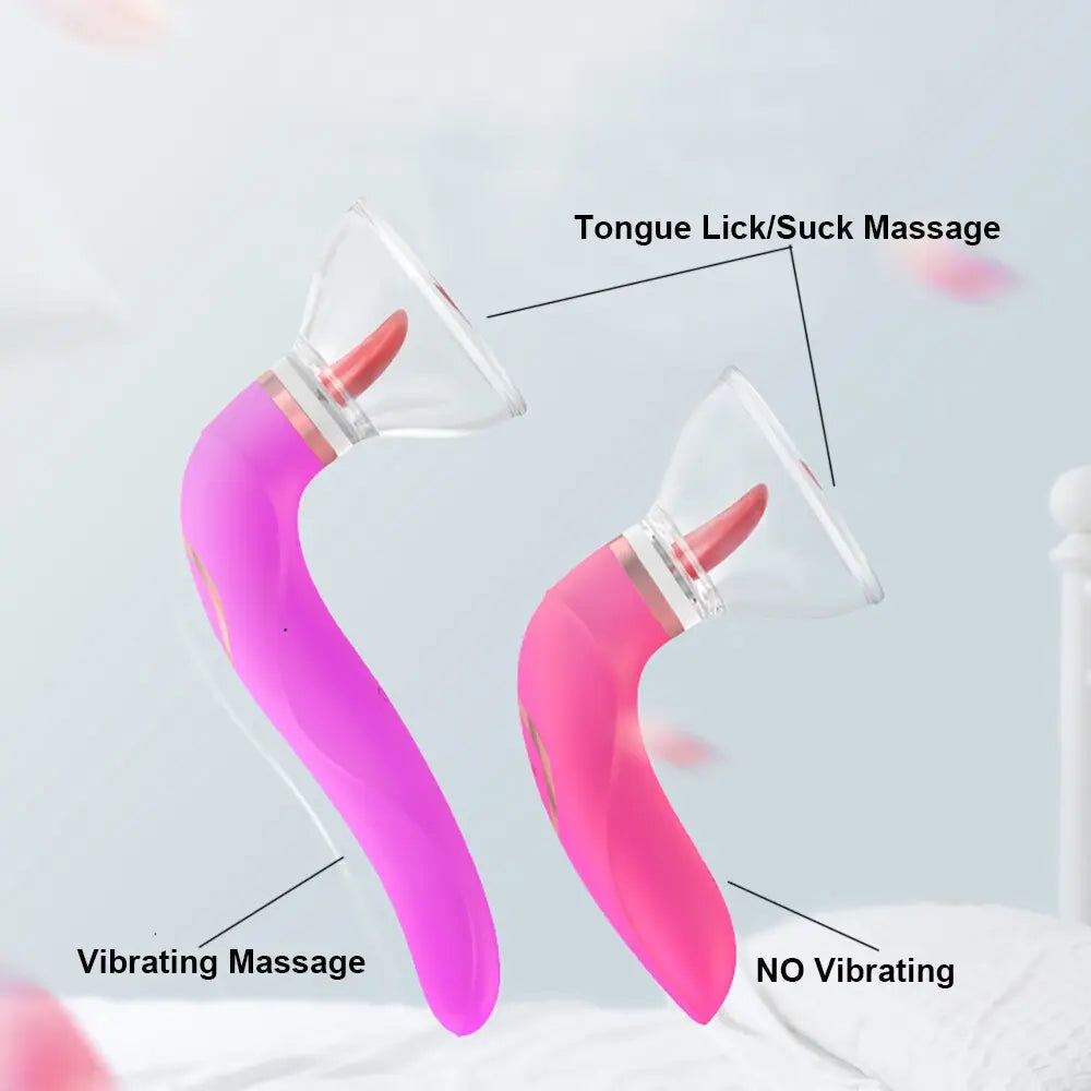 Strong Tongue Licking Vibrators for Women Nipple Massager Breast Enlargement Machine Dildos Anal Sex Toys Adults Products Erotic - buysextoyth
