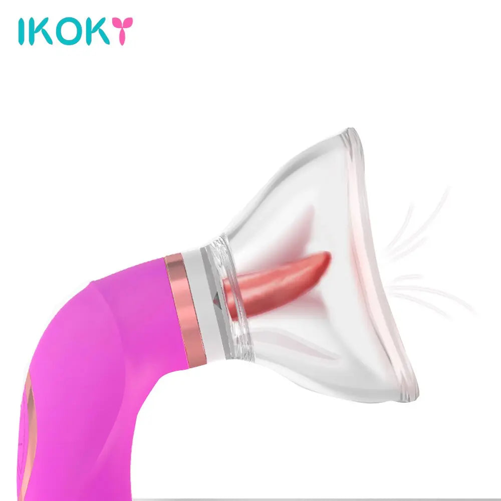 Strong Tongue Licking Vibrators for Women Nipple Massager Breast Enlargement Machine Dildos Anal Sex Toys Adults Products Erotic - buysextoyth