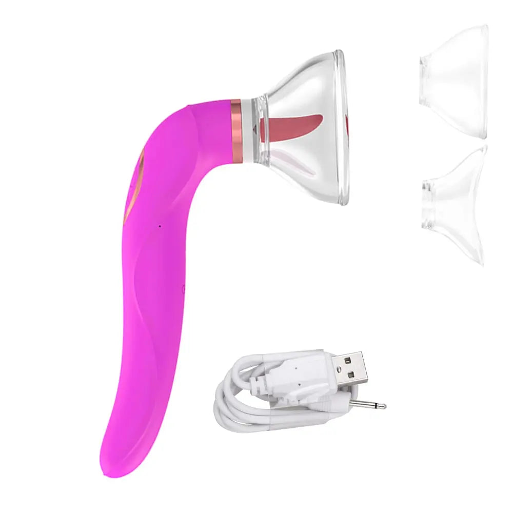 Strong Tongue Licking Vibrators for Women Nipple Massager Breast Enlargement Machine Dildos Anal Sex Toys Adults Products Erotic - buysextoyth